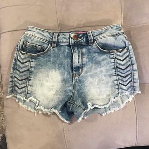 High waisted, Jean shorts